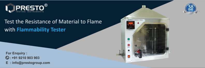 Test the Resistance of Material to Flame with Flammability Tester